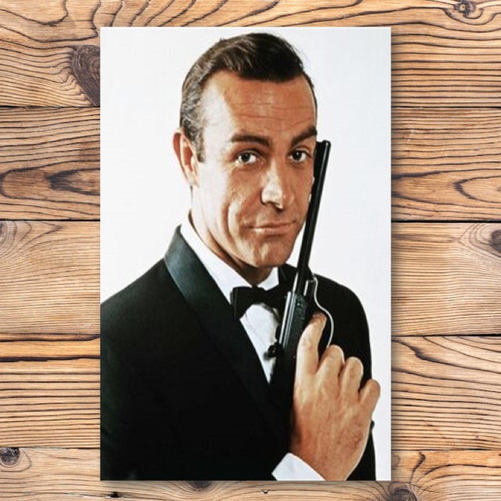 James Bond 007 Sean‎ Connery Refrigerator Locker Fridge Magnet